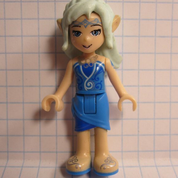 Lego Mini-Figure #elf031-: Elves- Naida Riverheart w/ Dark Azure Skirt - Picture 1 of 2